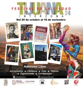 Programa de actividades de la edición número 15 del Festival Tijuana Interzona